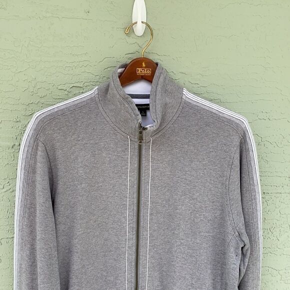 Banana Republic Sz L Gray Zip Jacket - Picture 4 of 10